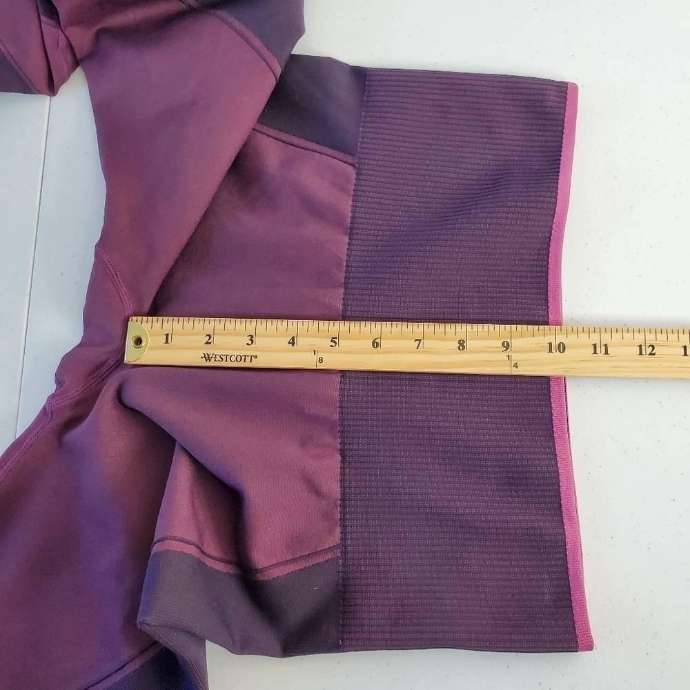 ThirdLove Flex Seamless Compression Leggings Size L Power Purple Exercise Tights - Picture 7 of 13
